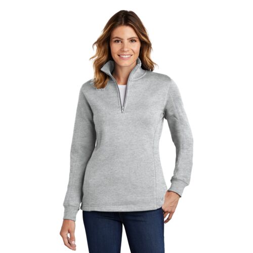 Ladies 1/4 Zip Sweatshirt  Thumbnail