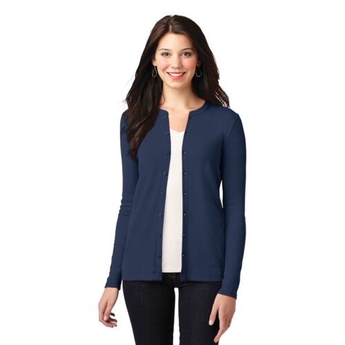 Ladies Concept Stretch Button Front Cardigan (low stock alert) Thumbnail