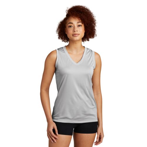 Ladies Sleeveless PosiCharge ® Competitor™ V Neck Tee Thumbnail