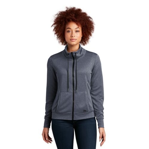 Ladies Performance Terry Full Zip Cowl Thumbnail
