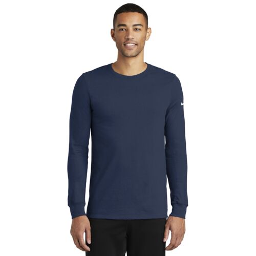 Dri FIT Cotton/Poly Long Sleeve Tee (stock alert) Thumbnail