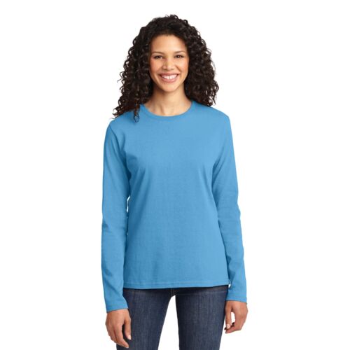 AISIN Ladies Long Sleeve Core Cotton Tee Thumbnail